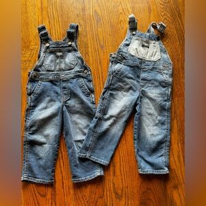 Oshkosh b’gosh overalls - bundle of 2 pairs